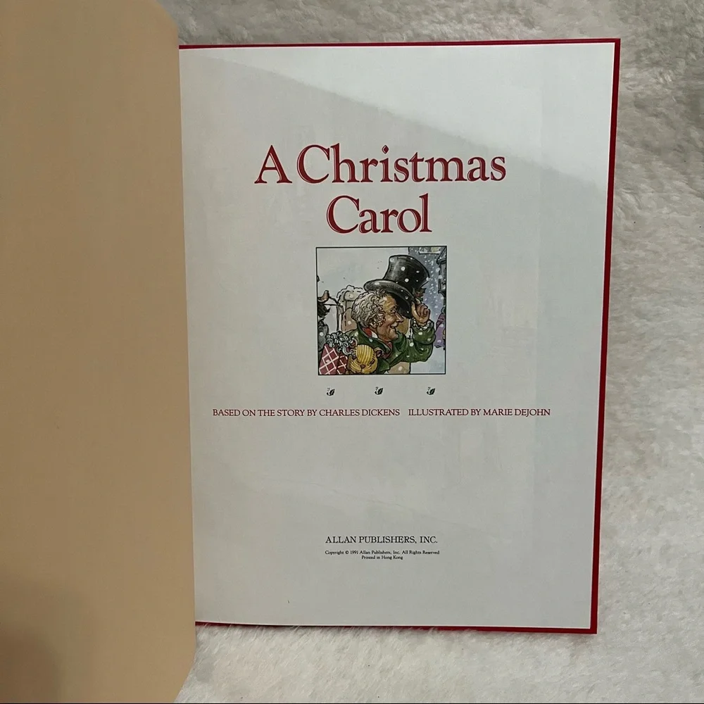 A Christmas Carol hardback vintage 1991 - Picture 2 of 11